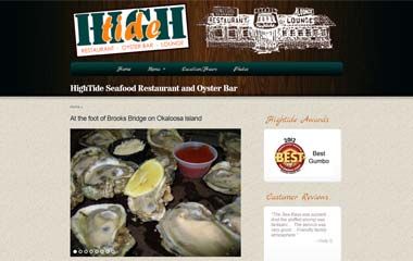hightiderestaurant.com 2013 website