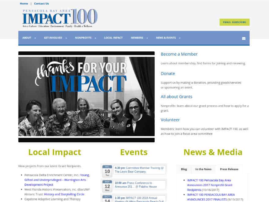 impact100pensacola.org