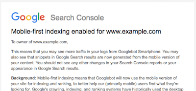 Google Mobile-first Indexing