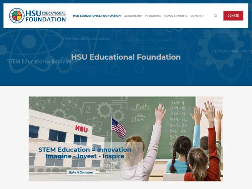 hsu-foundation.org wordpress website