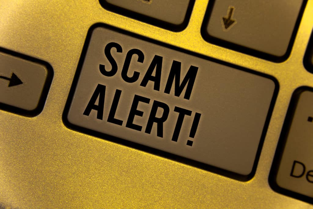 online billing scam alert
